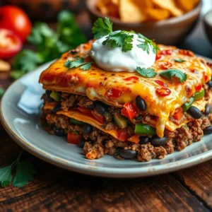 taco lasagna recipe