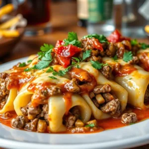 Cheesesteak Tortellini in Rich Provolone Sauce