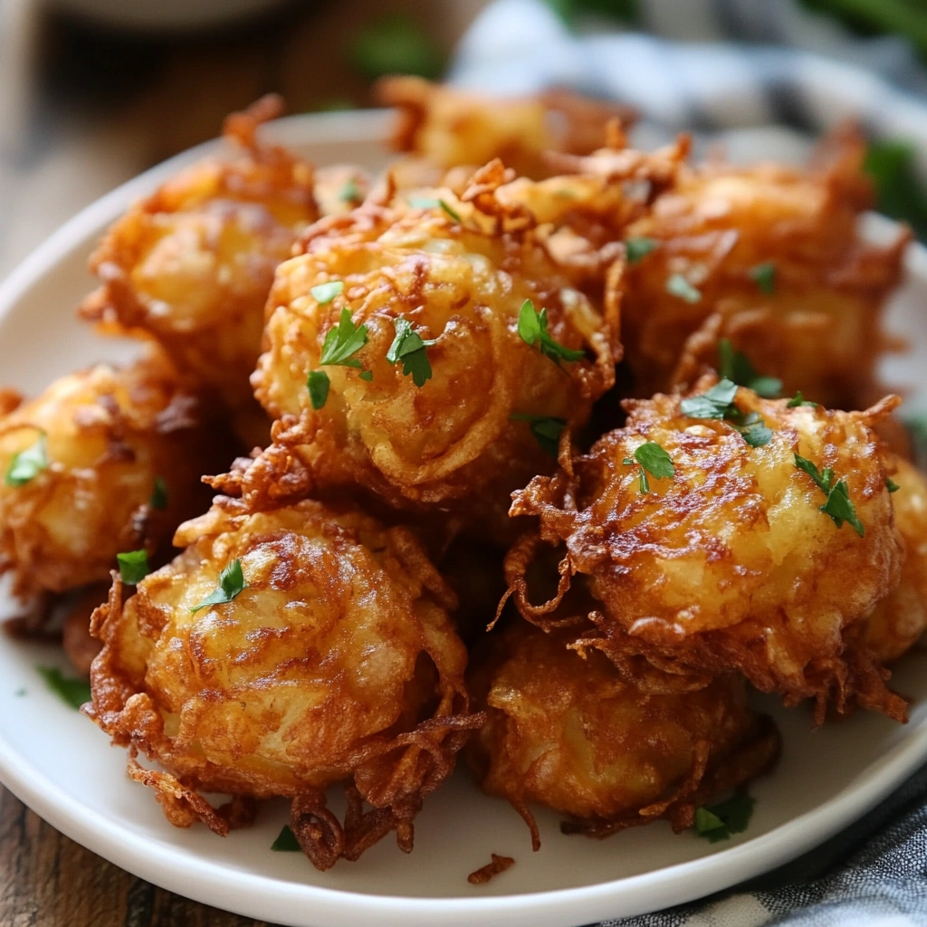 Crispy Amish Onion Fritters