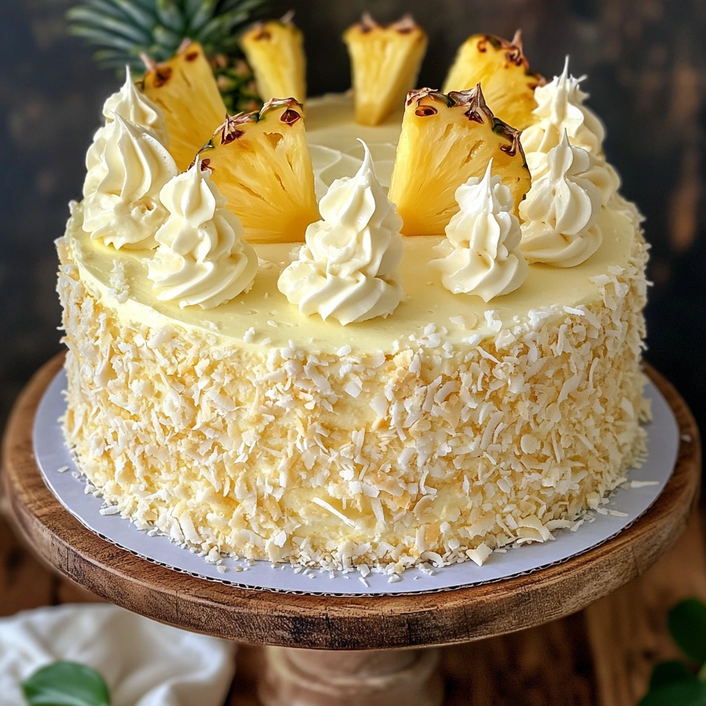 Pineapple Coconut Dream Cake