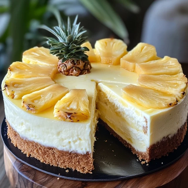 pineapple cheesecake