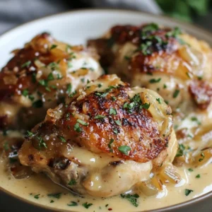 french onion dip chicken thighs recipe