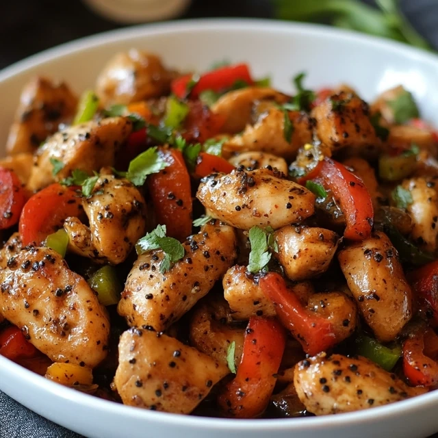 Black Pepper Chicken