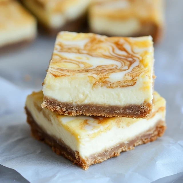 lemon marbled cheesecake bars