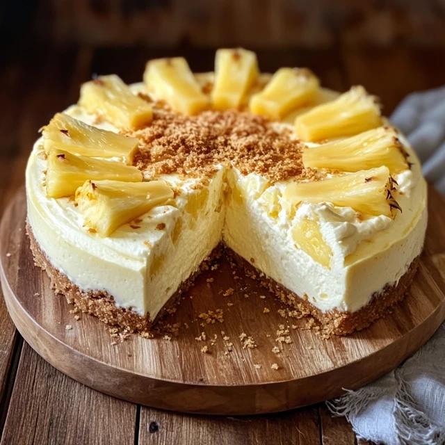 pineapple cheesecake
