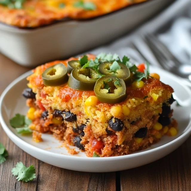 cornbread Mexican casserole
