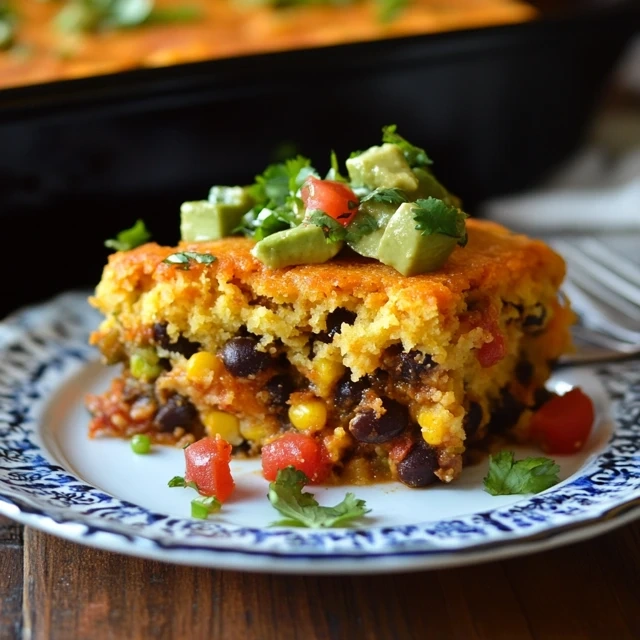 cornbread Mexican casserole