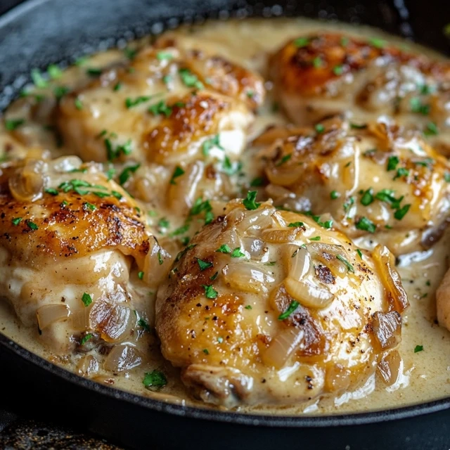 french onion dip chicken thighs recipe