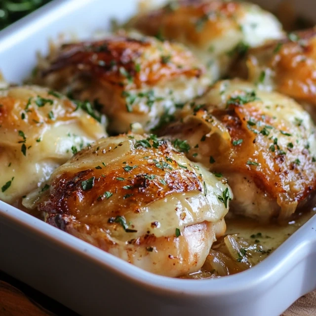 french onion dip chicken thighs recipe