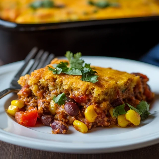 cornbread Mexican casserole
