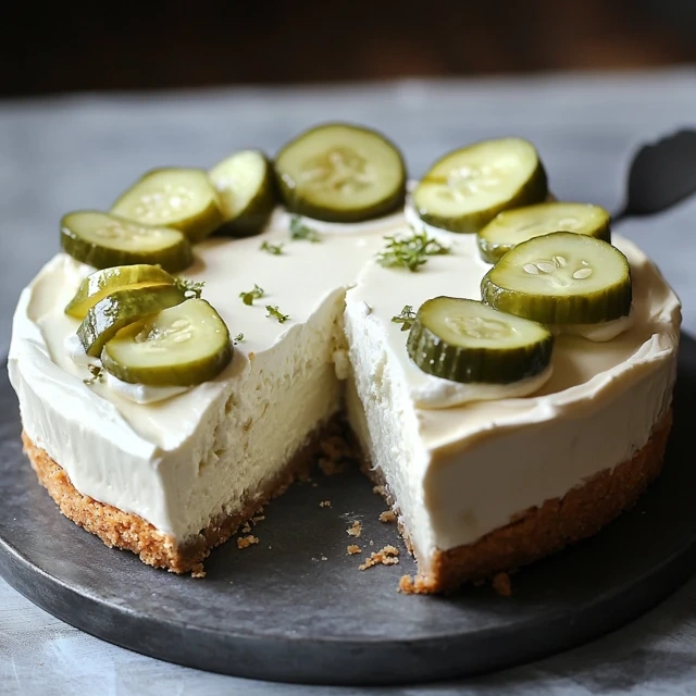 Pickle Cheesecake