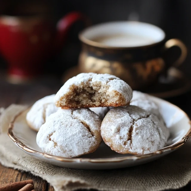 cinnamon crinkle cookies
