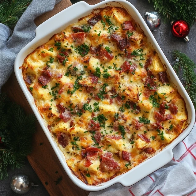 Christmas breakfast casserole