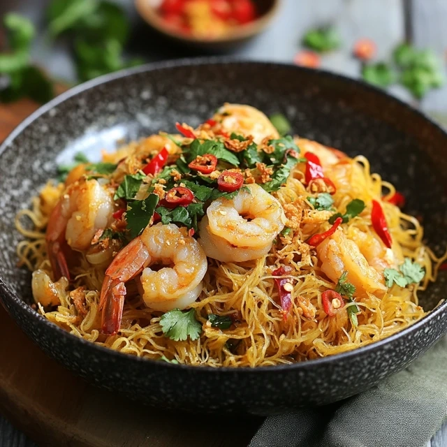 Singapore street noodles