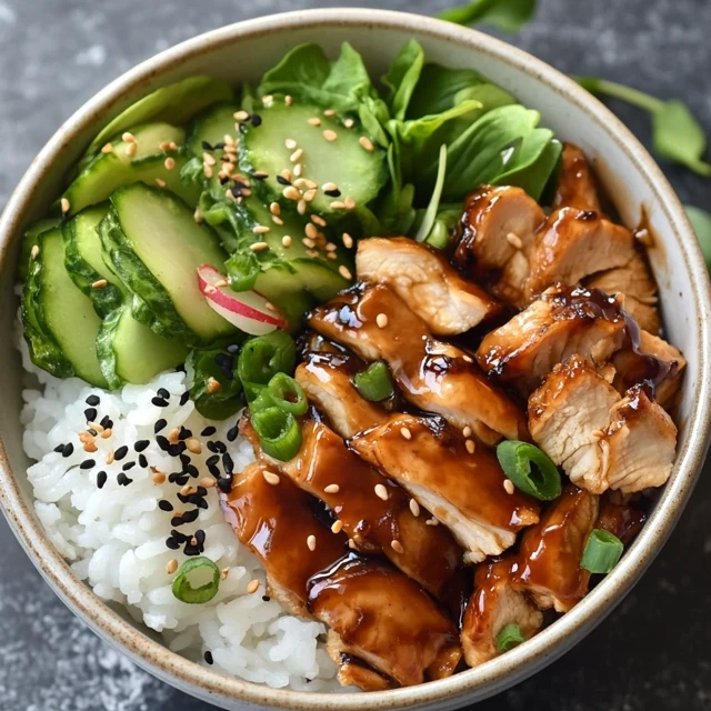Teriyaki chicken bowls