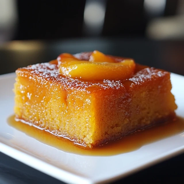 Peach Upside Down Cake