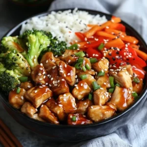 Teriyaki chicken bowls