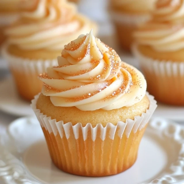 Peach Bellini Cupcakes