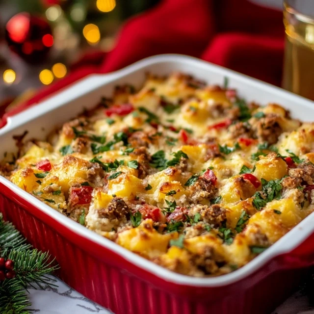 Christmas breakfast casserole