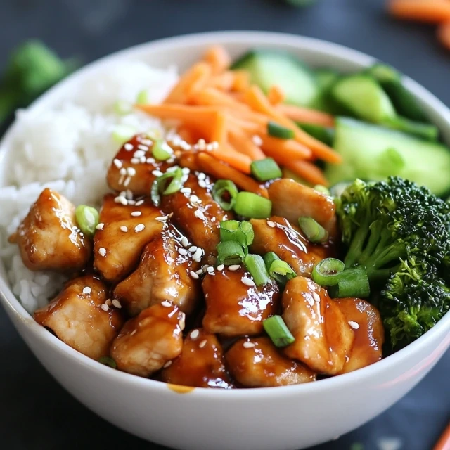 Teriyaki chicken bowls