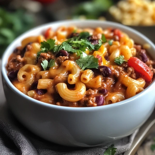 one-pot chili mac and cheese