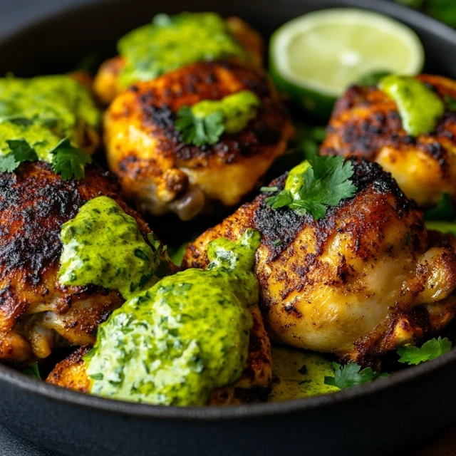 Peruvian Chicken with Green Sauce Recipe