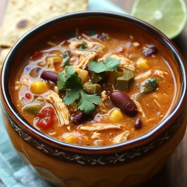 Chicken Enchilada Soup