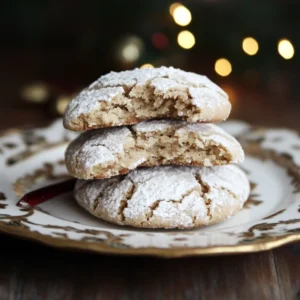 cinnamon crinkle cookies