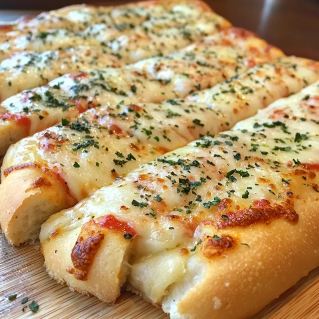 Garlic bread pizza