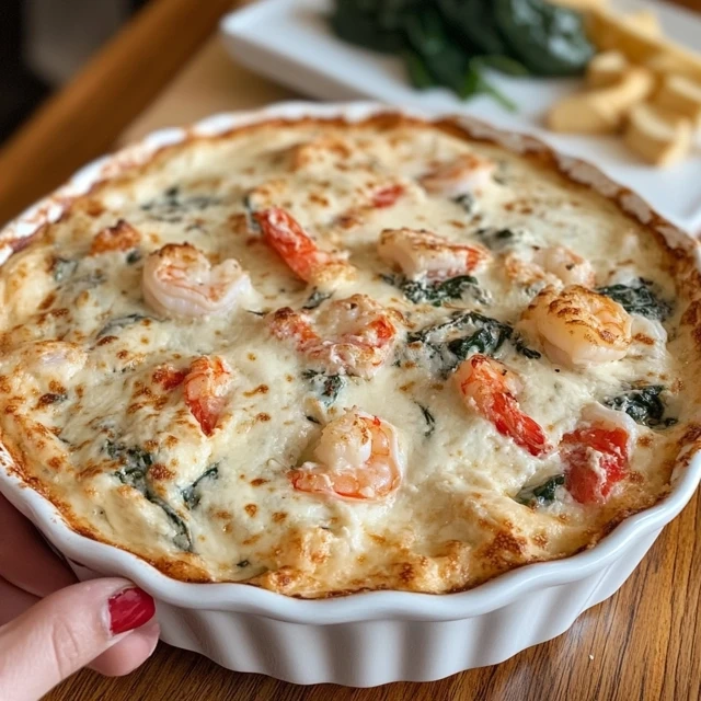 Creamy Shrimp and Crab Spinach Dip Recipe