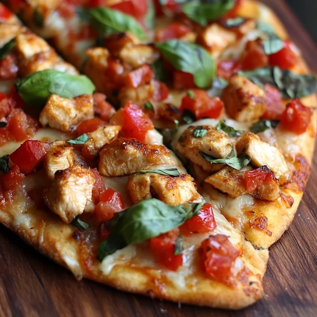 bruschetta chicken pizza