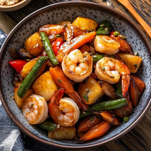 Shrimp Stir Fry with Vegetables