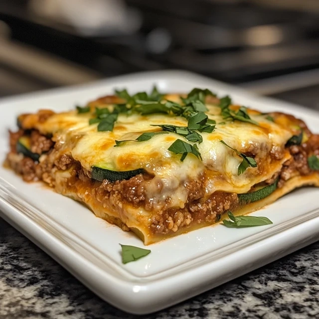 Easy Keto Zucchini Lasagna