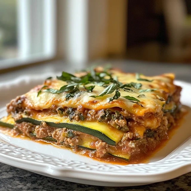 Easy Keto Zucchini Lasagna