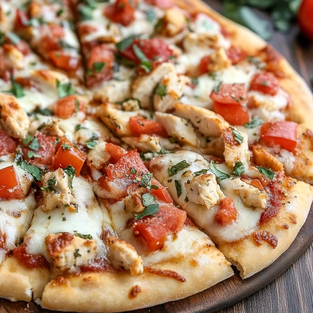 bruschetta chicken pizza
