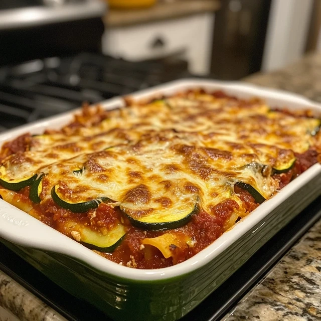 Easy Keto Zucchini Lasagna