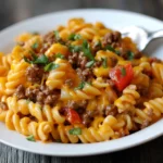 Easy Sloppy Cheeseburger Pasta Recipe