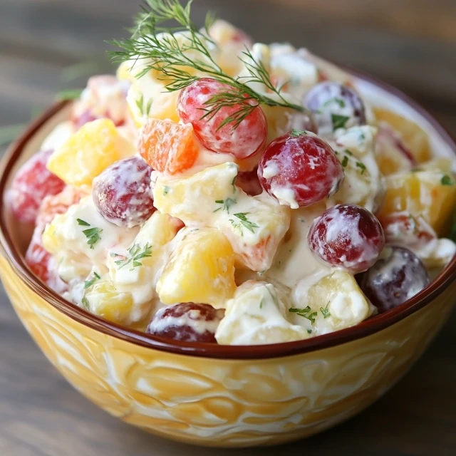 Creamy Grape Fruit Salad