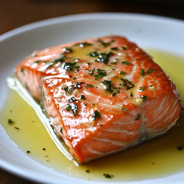 Salmon Roasted in Butter