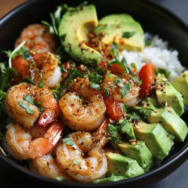 Shrimp And Avocado Bowl