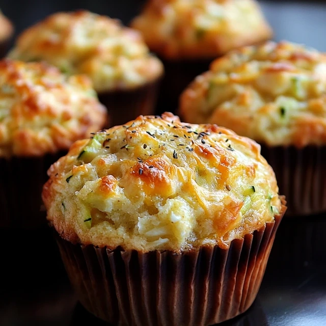 Zucchini And Cheese Muffins