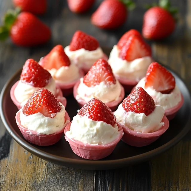 Strawberry Cream Cheese Bites Recipe