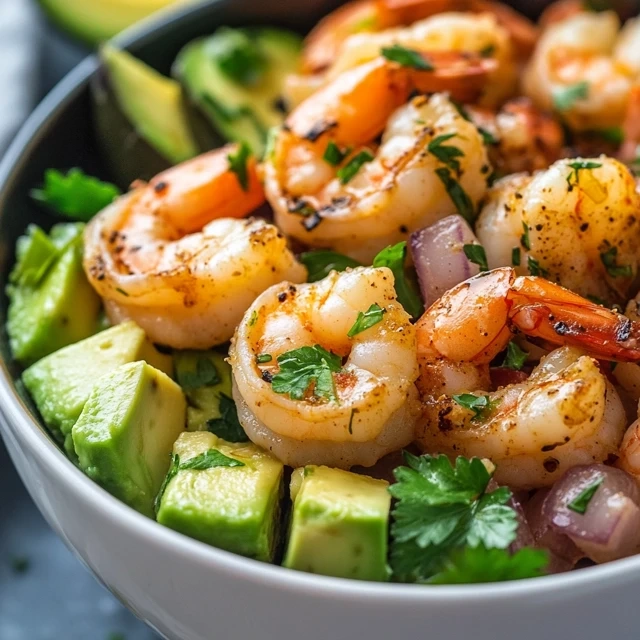 Shrimp And Avocado Bowl