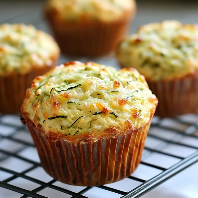 Zucchini And Cheese Muffins