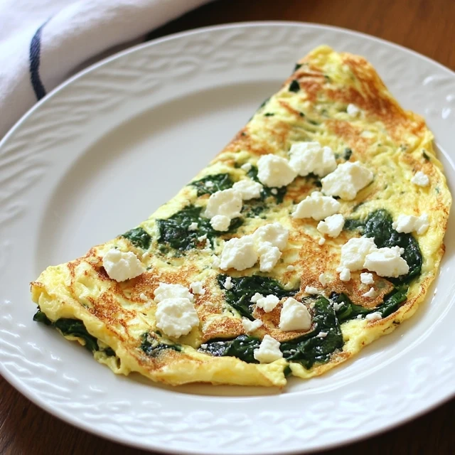 Spinach and Feta Omelette