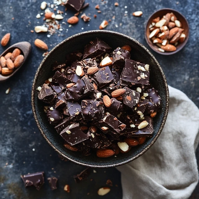 Dark Chocolate Almond Clusters