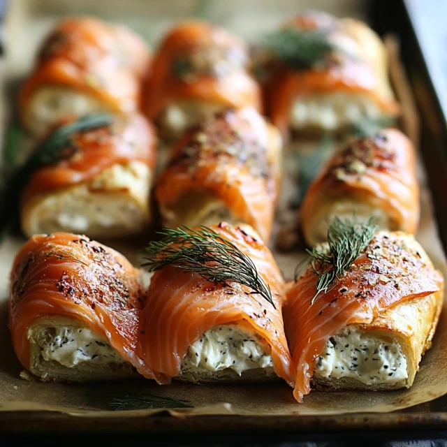 Smoked Salmon And Cream Cheese Roll-Ups