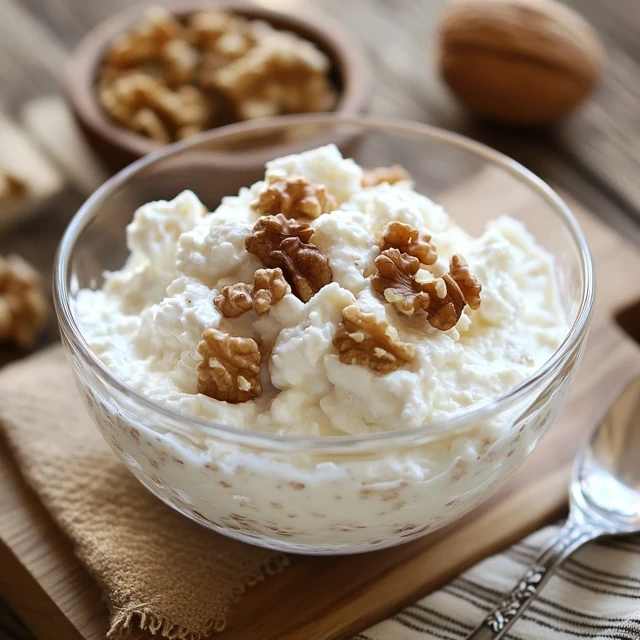 Cottage Cheese with Walnuts