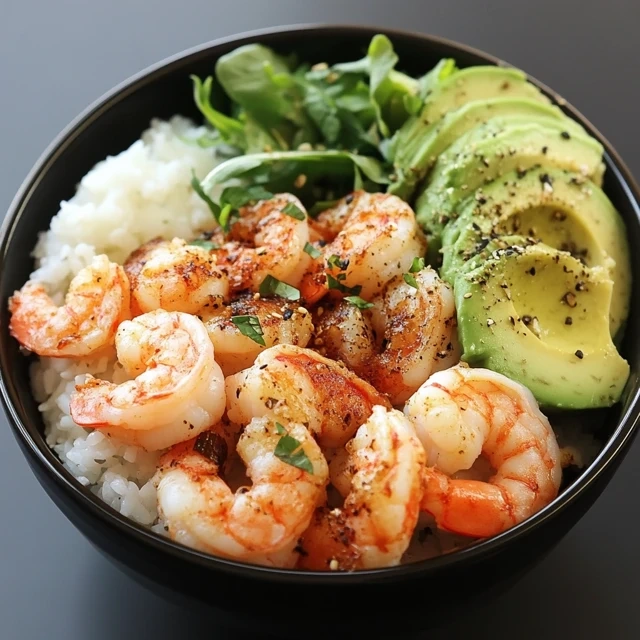 Shrimp And Avocado Bowl