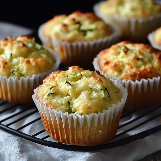 Zucchini And Cheese Muffins